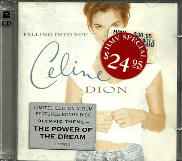 a CD album such as Celine Dion’s Falling into You